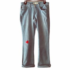Z Cavaricci vintage upcycled sky blue corduroy pants